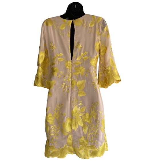Dress The Population Paige Embroidered Floral Dress Size Small - Picture 5 of 6